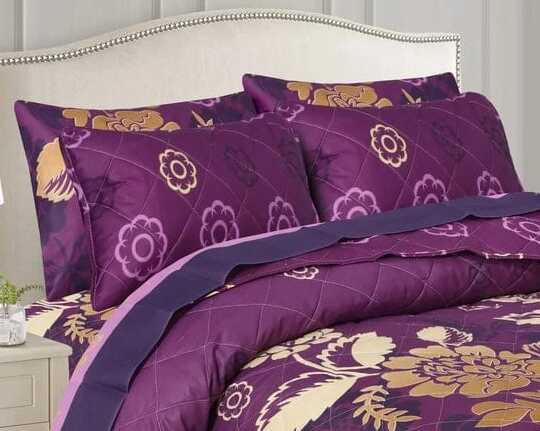 7 PCS COMFORTER SET - PURPLE