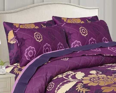 7 PCS COMFORTER SET - PURPLE