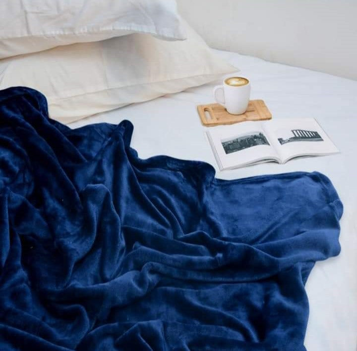 Fleece- AC Blanket (BLUE)