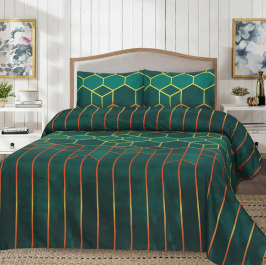 Diamond Beauty-6pcs Summer Comforter Set (Light Filling)