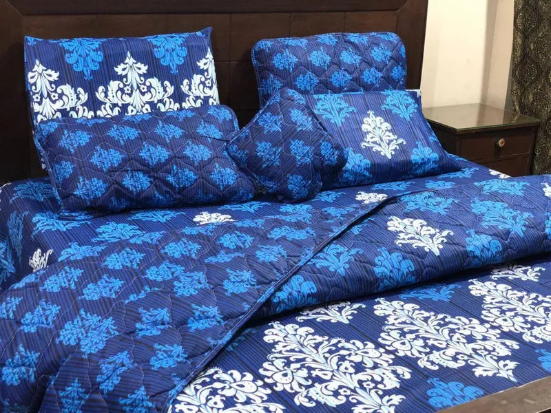 7 PCS COMFORTER SET - DEMASK BLUE