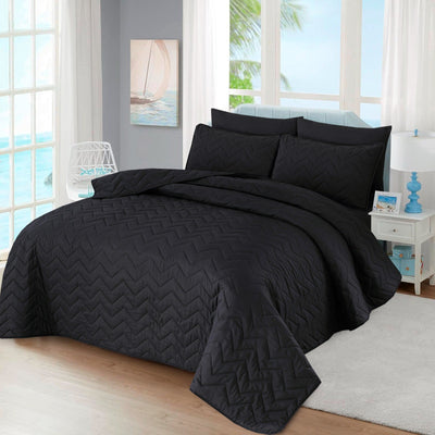 Black King - Summer 6pcs Comforter Set (Light Filling)