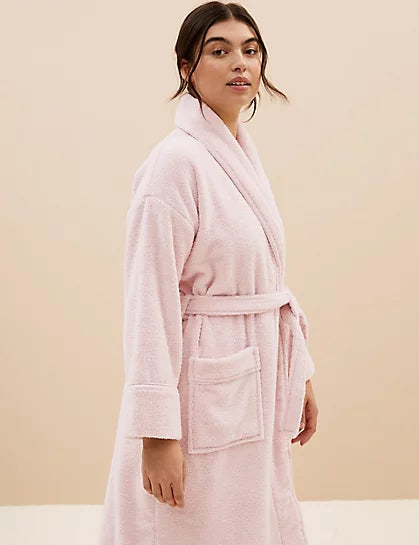 Luxury Bath Robe for Men and Women - Pink