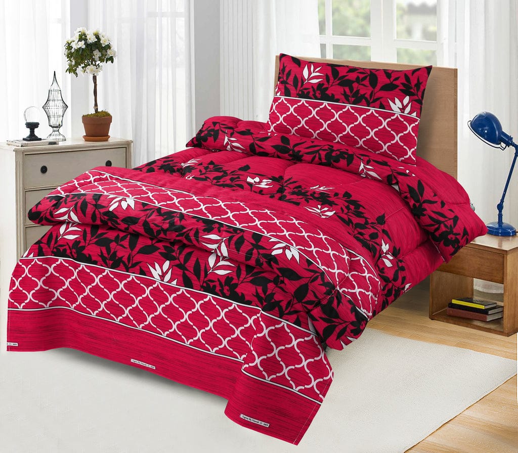 RED TULIP- Single COMFORTER Set