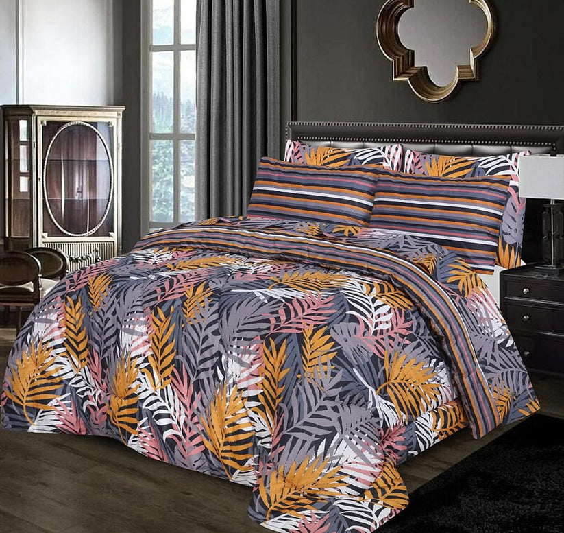 6 PCS COMFORTER SET - PALMOLIVE