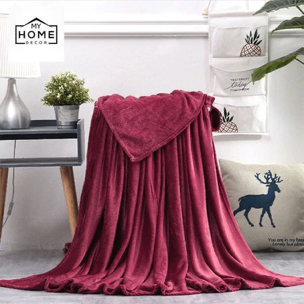 Fleece- AC Blanket (MAROON)