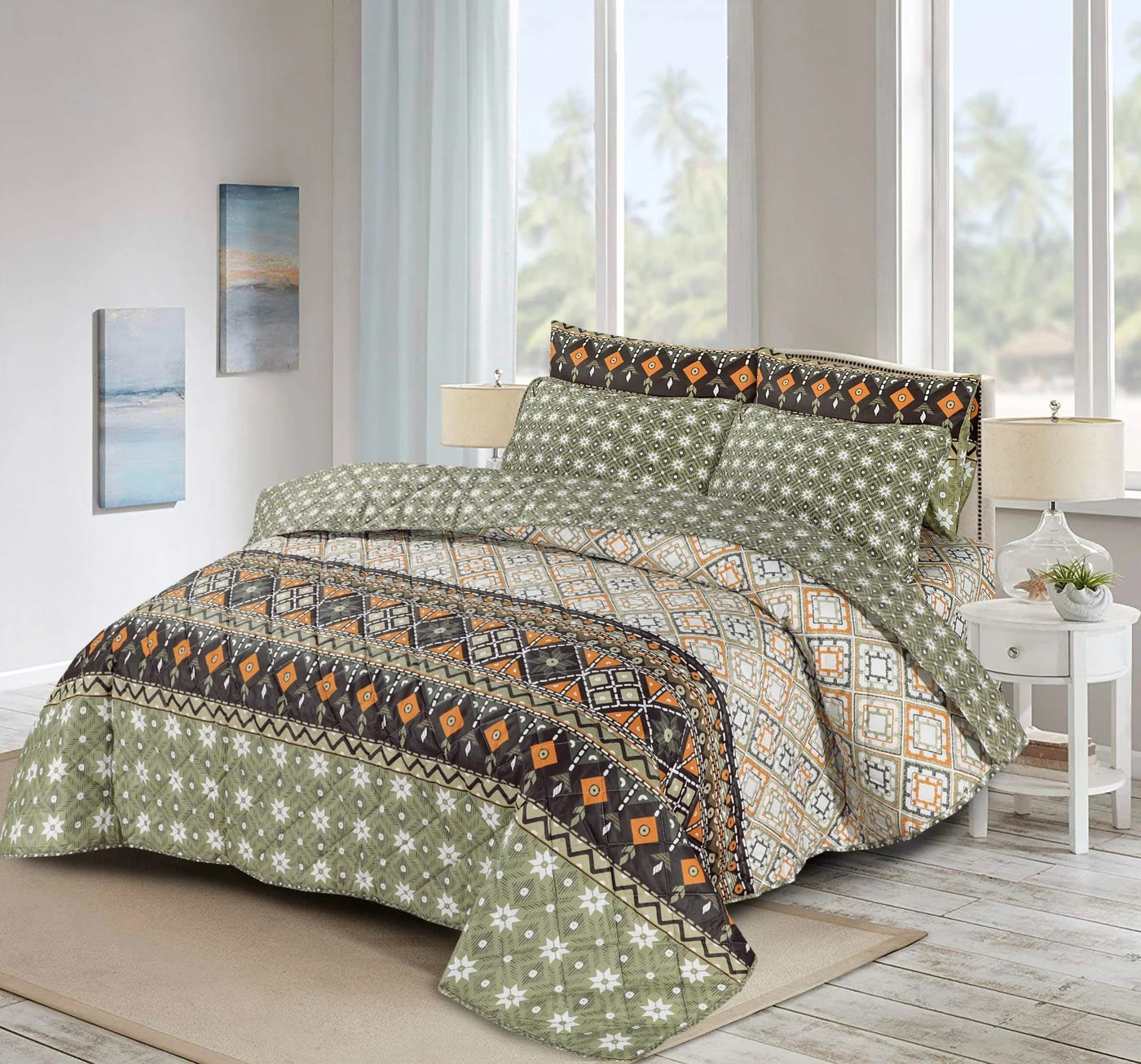 6 PCS COMFORTER SET - BLISTERING