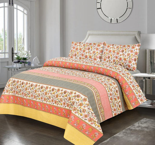 KING SIZE 3 PC BED SHEET - SAHARA