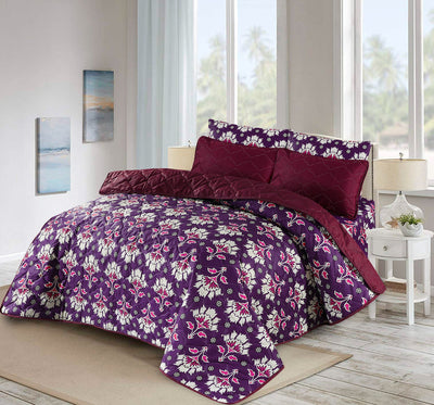 6 PCS COMFORTER SET - RUSTOM