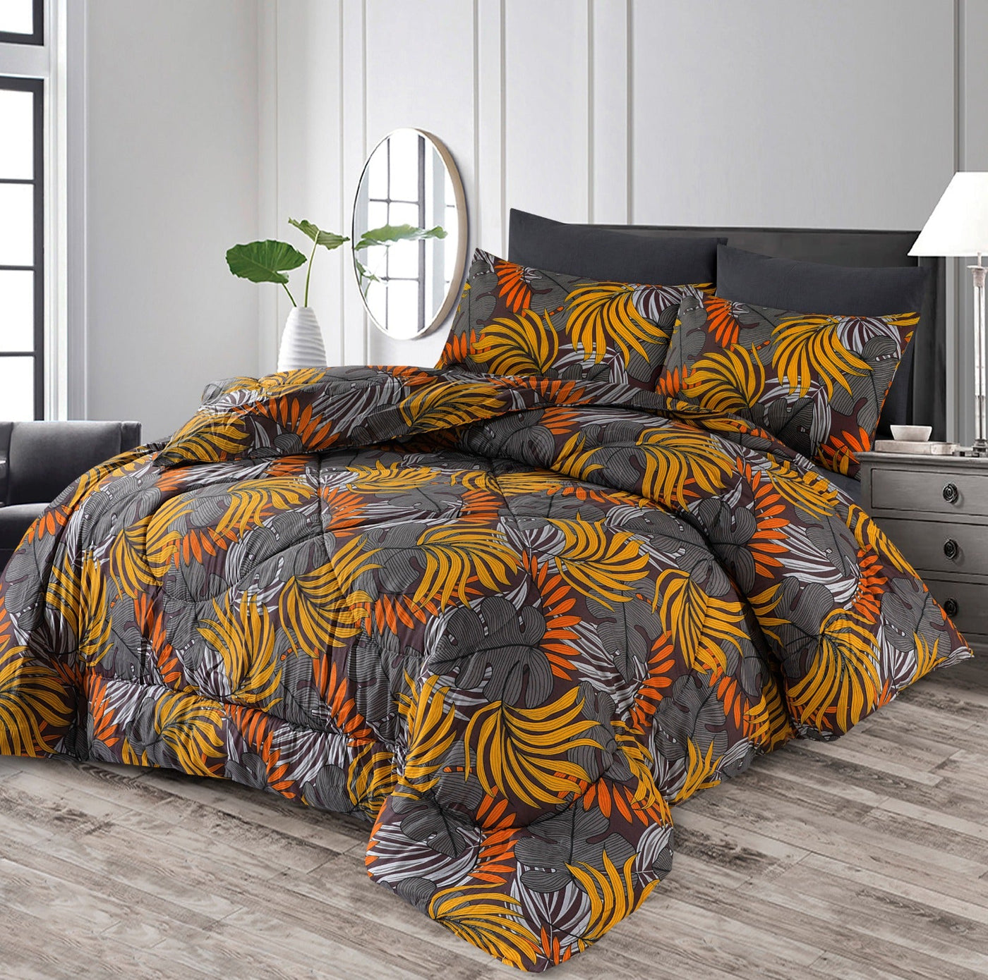 RETRO- 6pcs  QUILT COVER SET