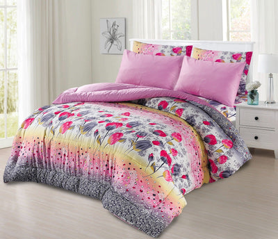 Pinkish-Premium WINTER 6PCS RAZAI/QUILT SET