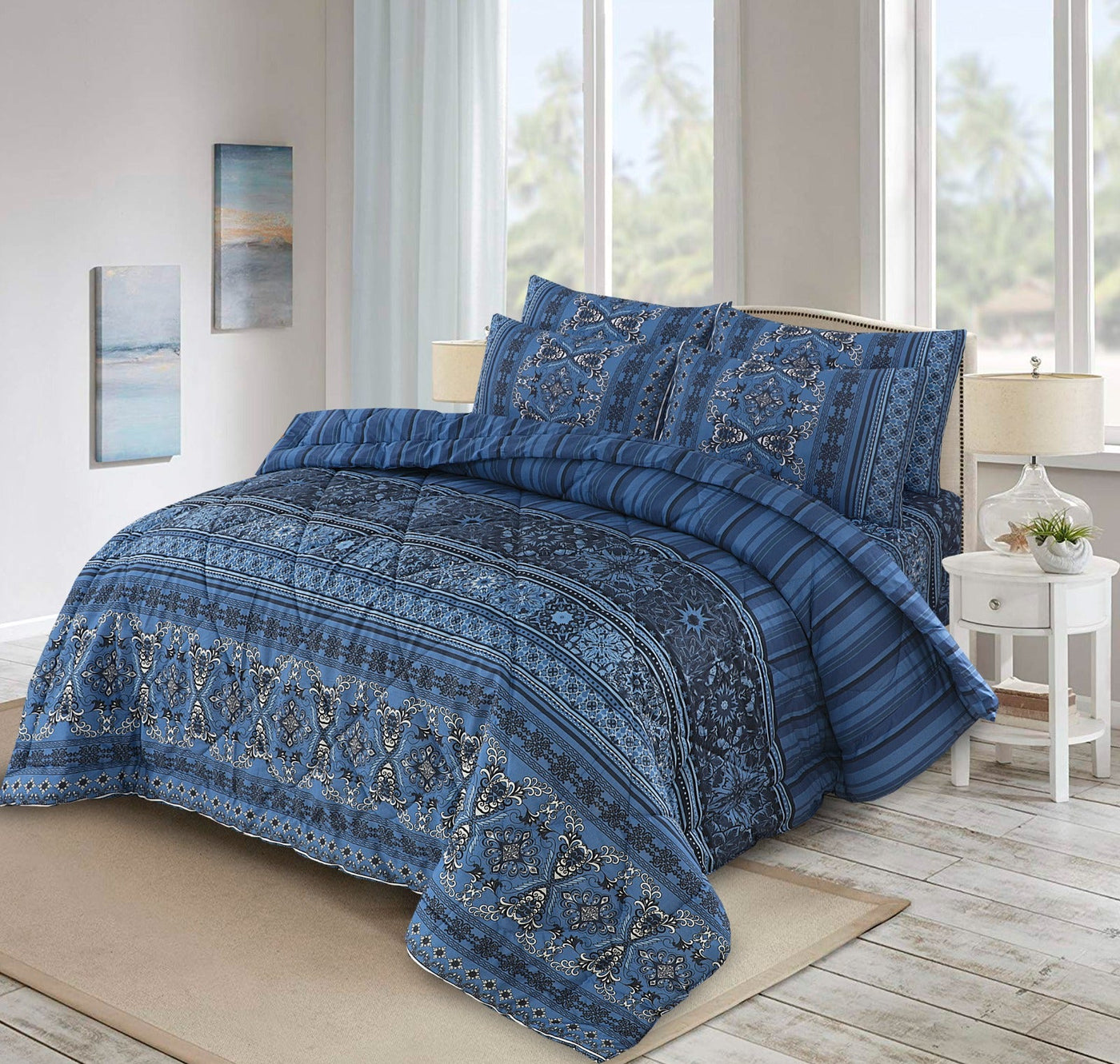 Delven sky -Summer Comforter Set (Light Filling)