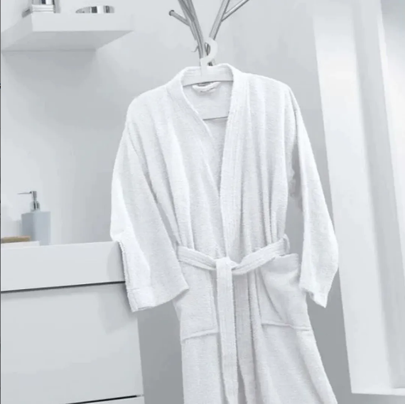 Luxury Bath Robe for Men and Women - White