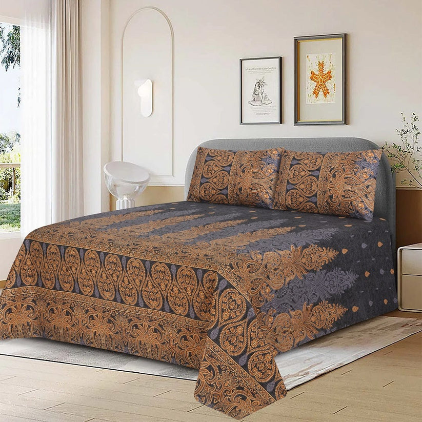 KING SIZE 3 PC BED SHEET - ALASKA